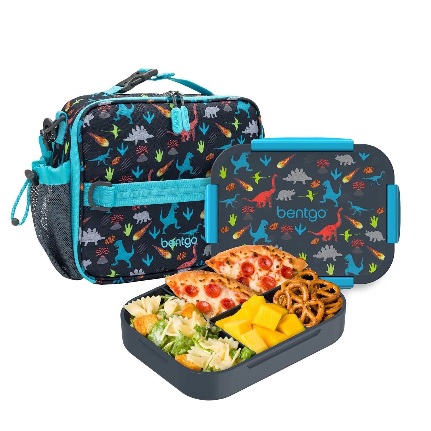 Bentgo 2-Piece Kids Snap & Go Lunch Set: Leak-Proof Lunch Box & Deluxe Insulated Lunch Bag - Bellso